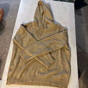 Camel Knit Hoodie